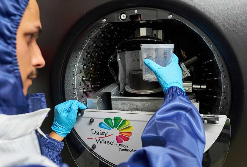 Lackmischsystem Daisy Wheel